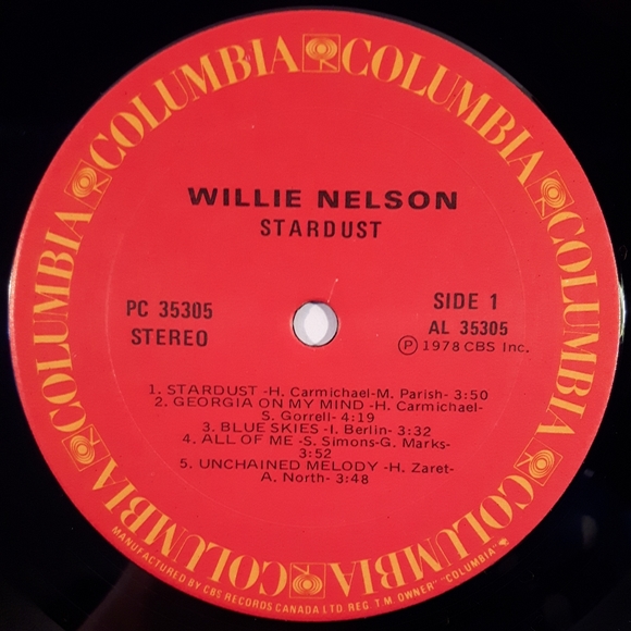 Willie Nelson - Stardust - Vinyl LP Record - Picture 3 of 4